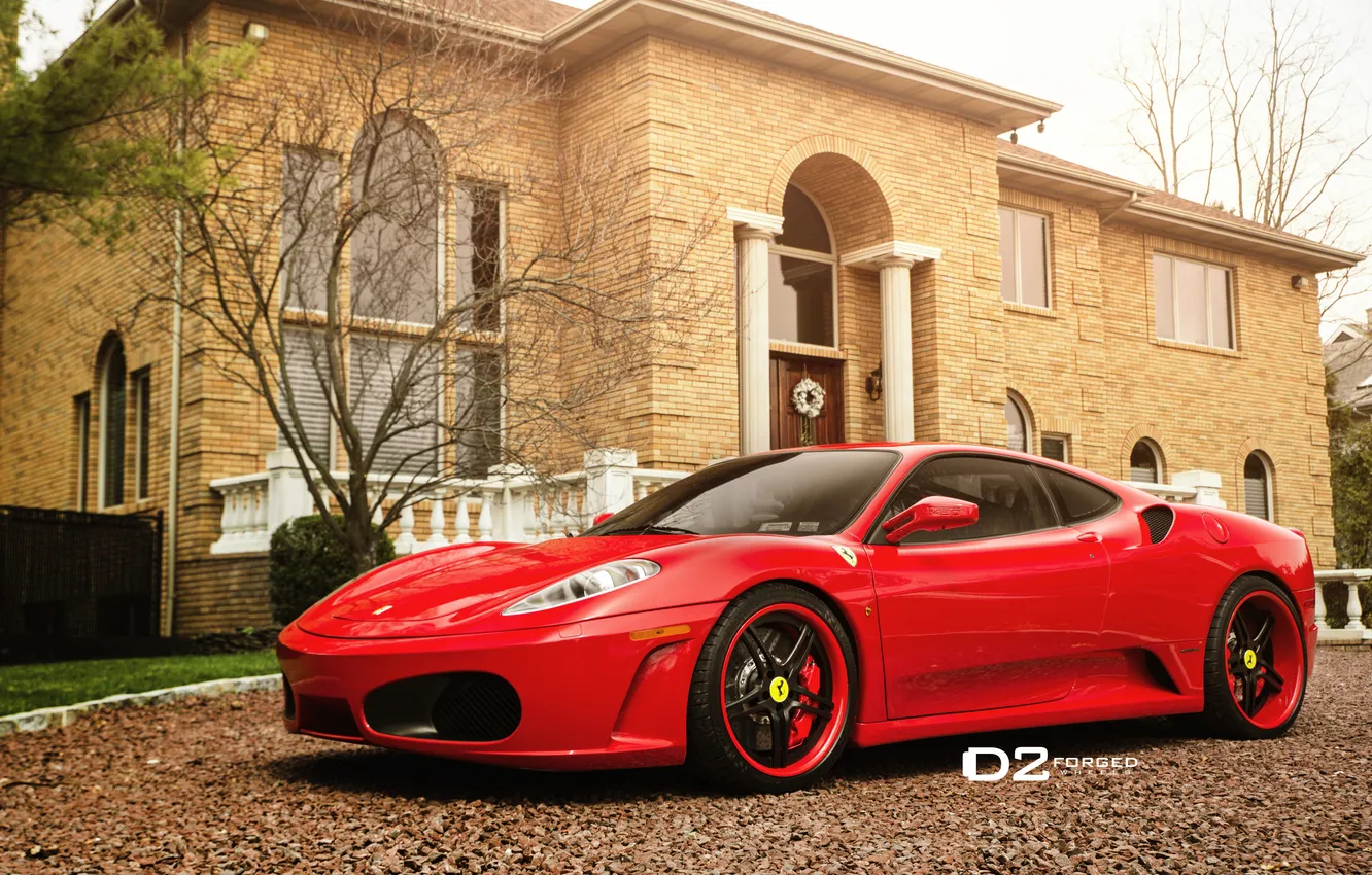 Photo wallpaper machine, auto, red, auto, Ferrari 360 XL3