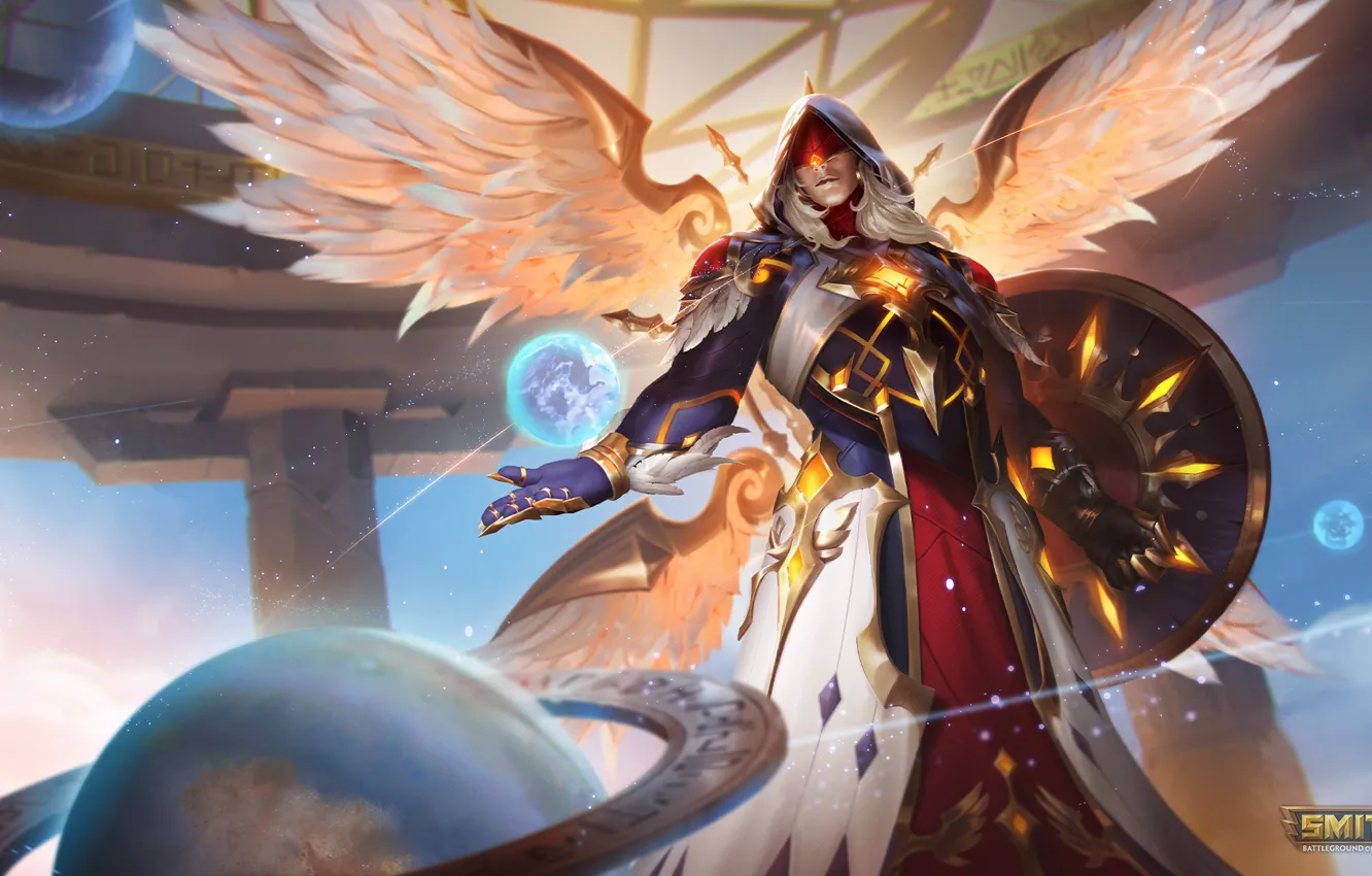 Photo wallpaper the game, God, angel, Zeus, God, Zeus, Smite, Archon