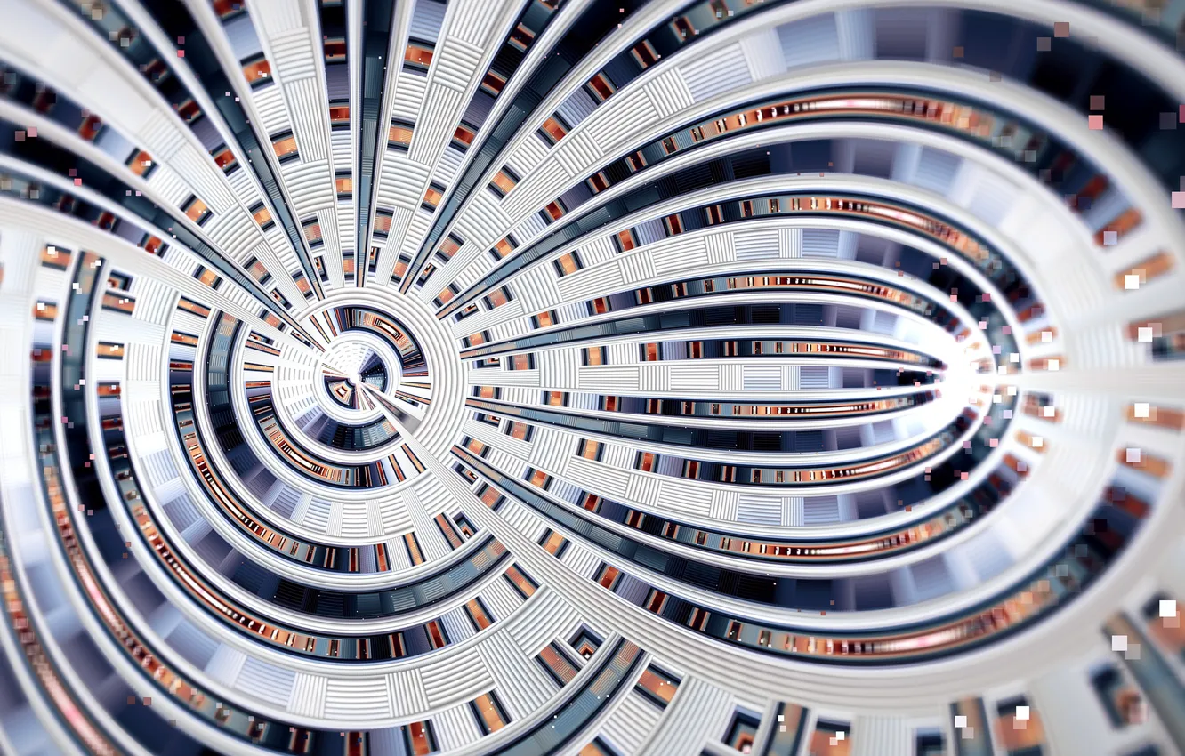 Photo wallpaper pattern, fractal, loop, by fractaldesire