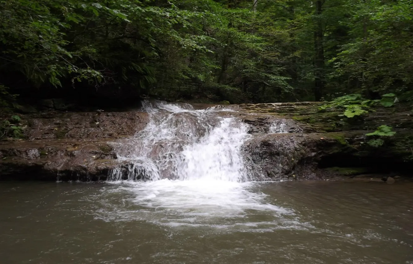 Photo wallpaper water, nature, waterfall, beauty