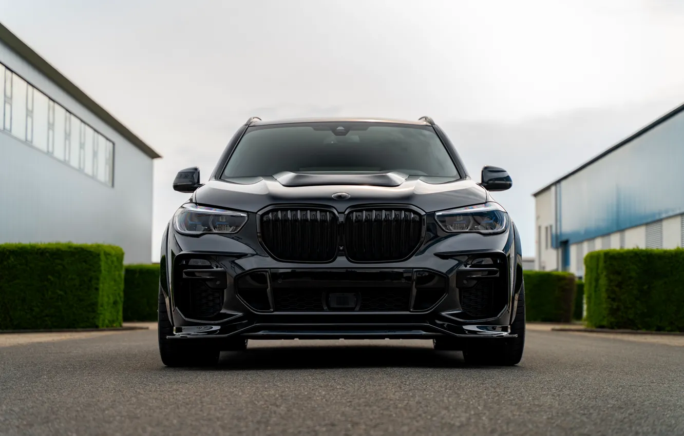 Photo wallpaper BMW, Black, Prior Design, Sight, X5 M, BMW X5 M, G05