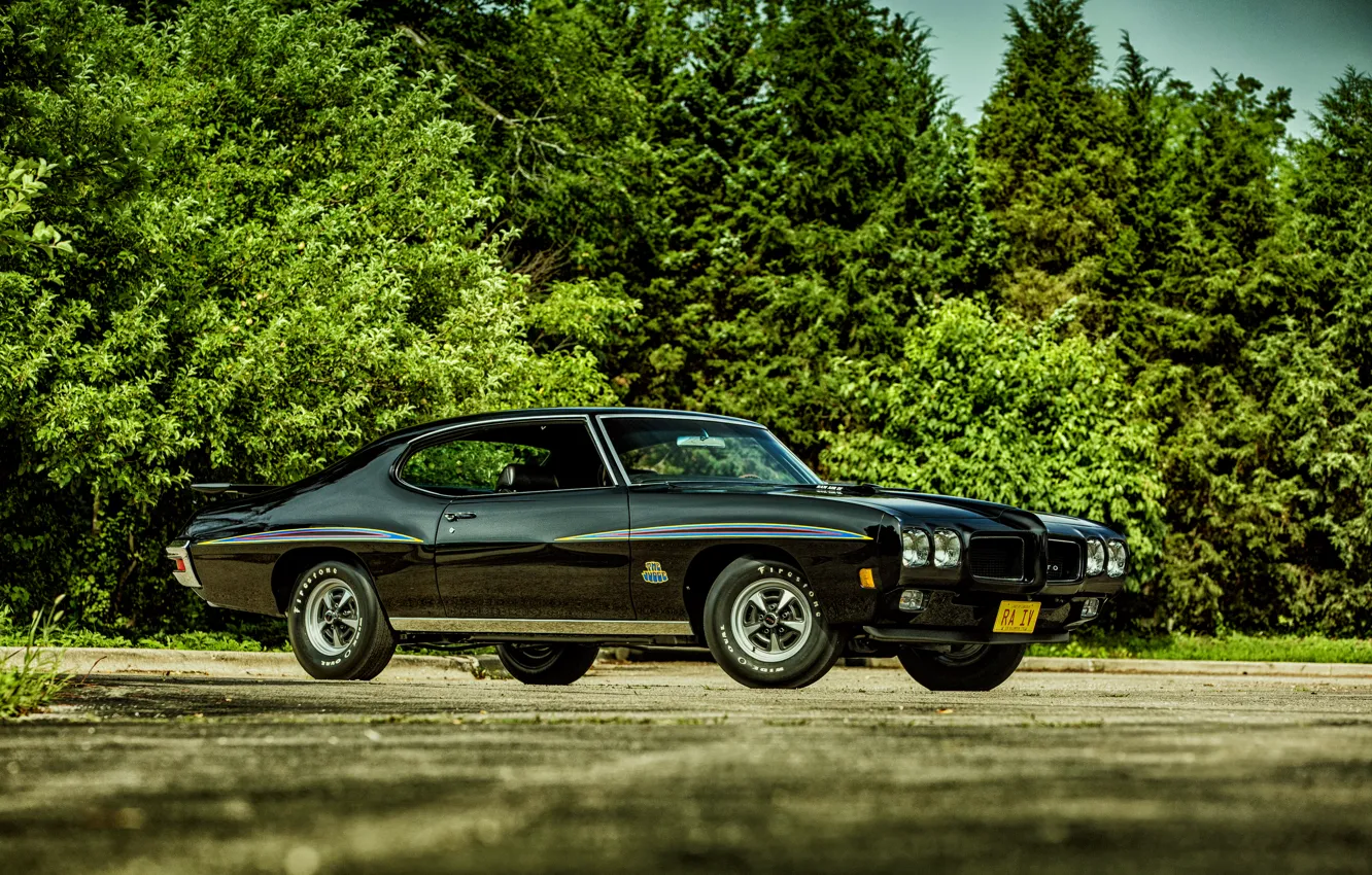 Photo wallpaper coupe, Coupe, Pontiac, GTO, 1970, Pontiac, Hardtop