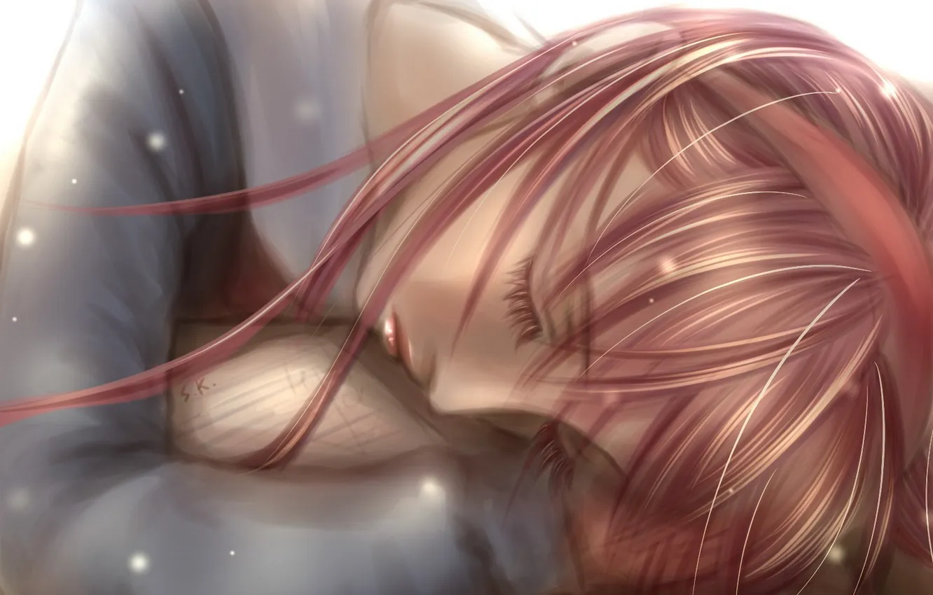 Photo wallpaper girl, loneliness, anime, megurine luka