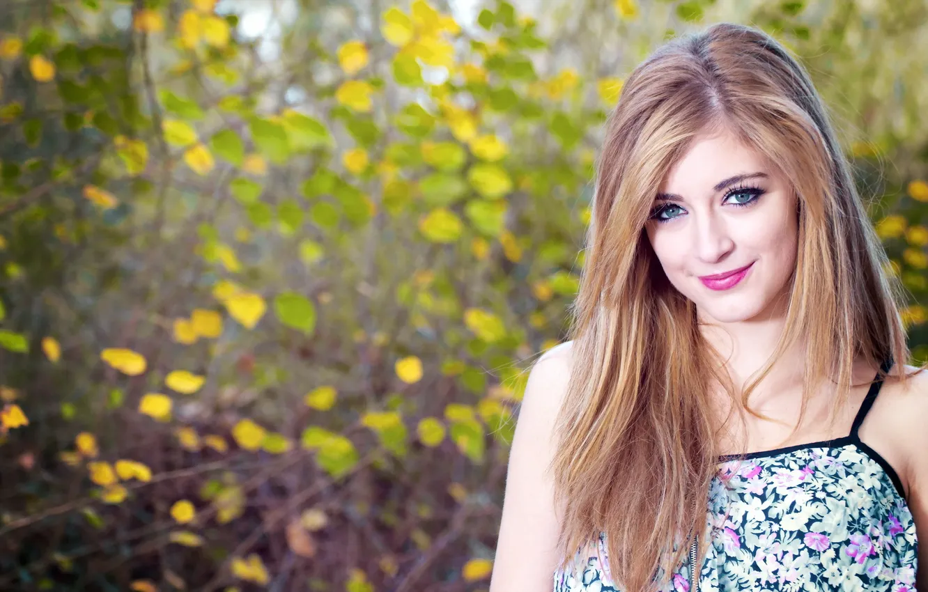 Photo wallpaper girl, background, Tatiana