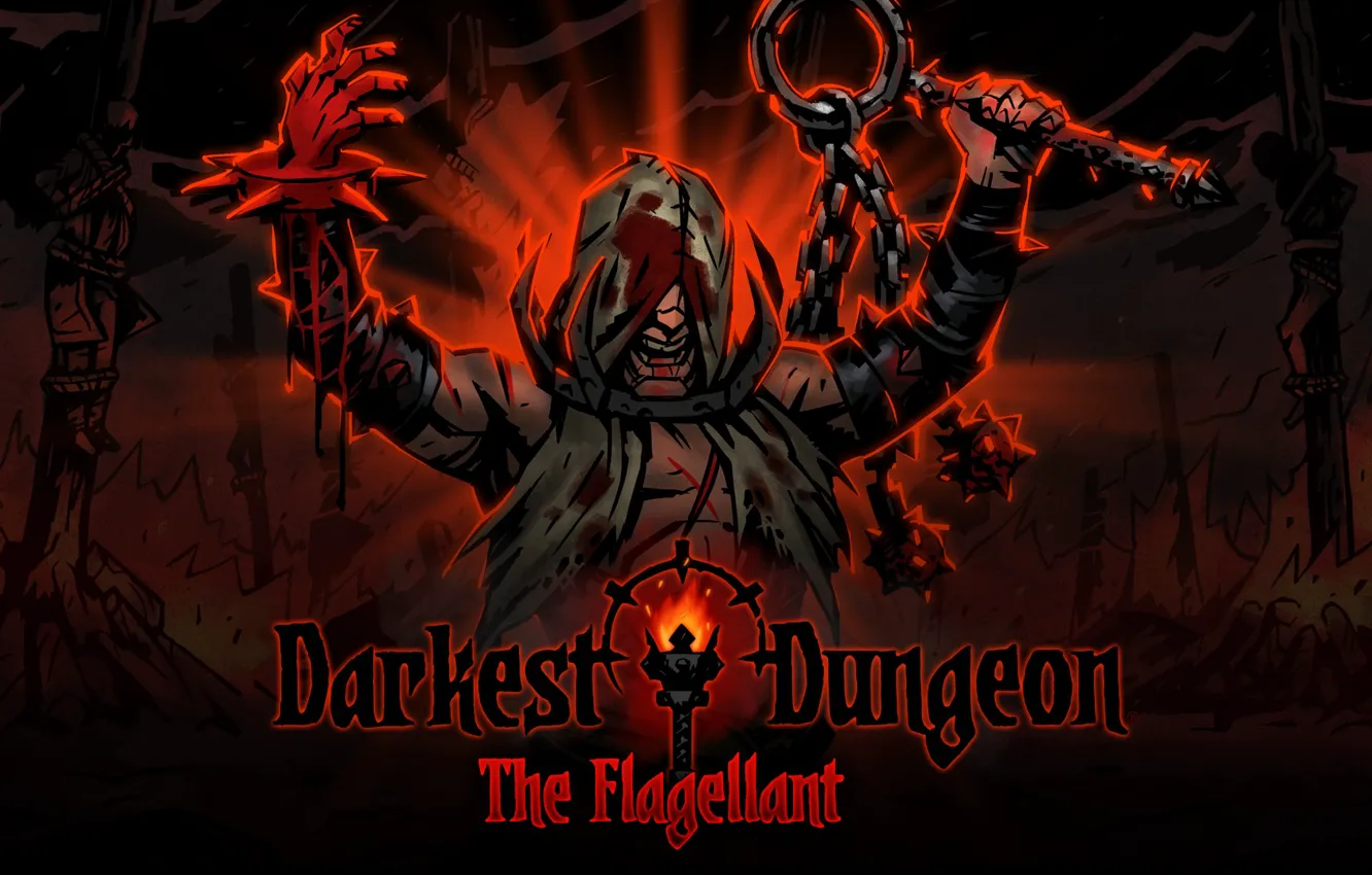 Photo wallpaper CRIMSON COURT, blood, Darkest Dungeon