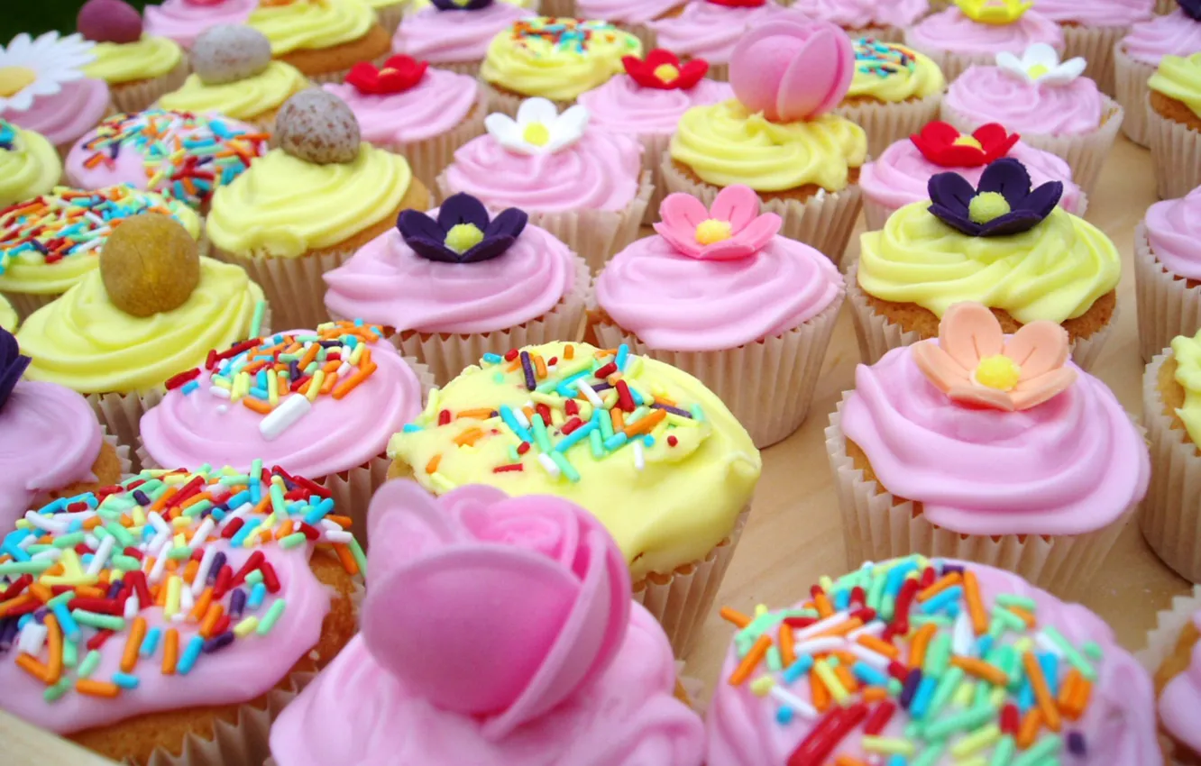 Photo wallpaper Wallpaper, cake, yummy, tordinci