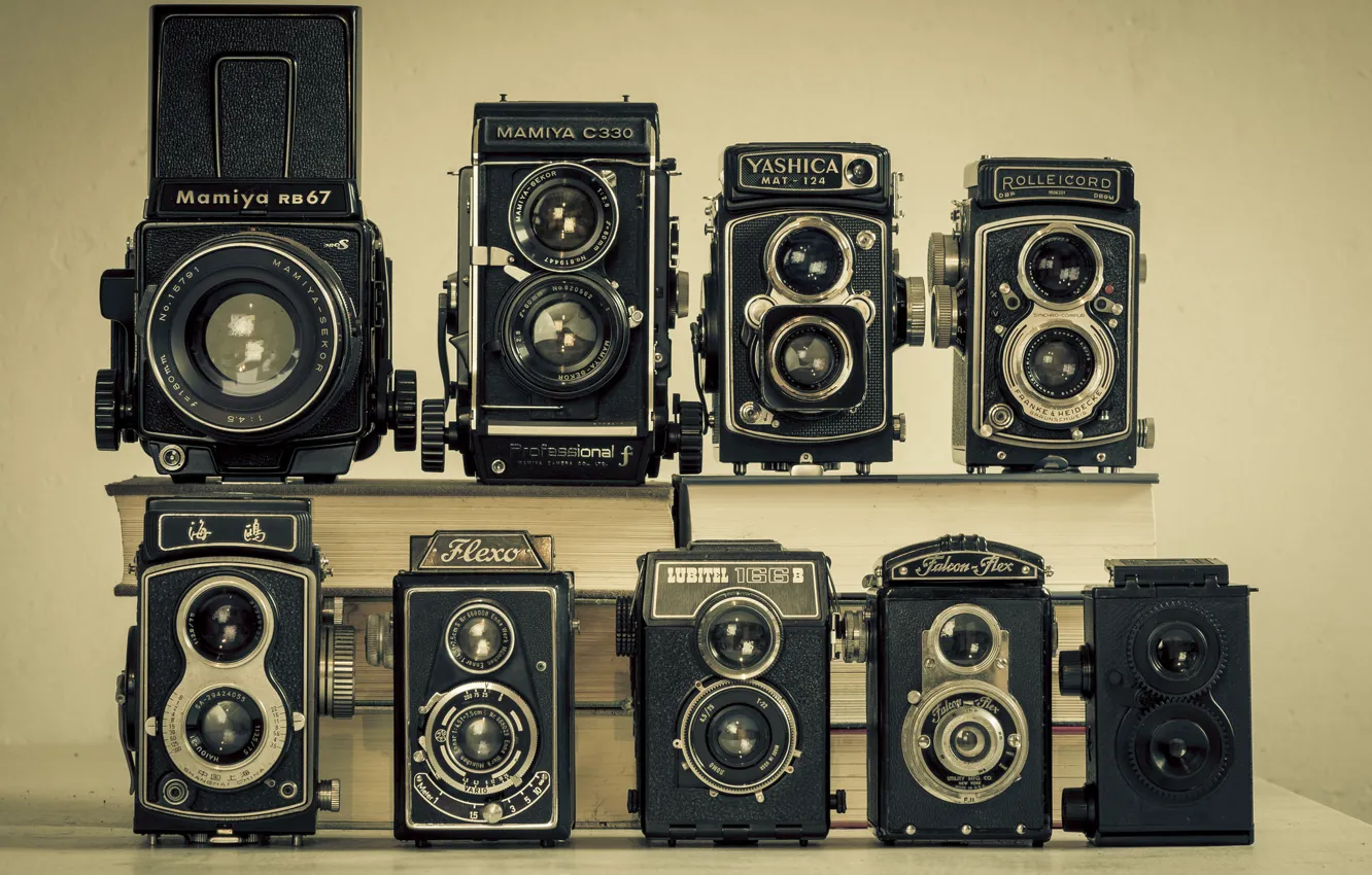 Photo wallpaper retro, model, the camera, classic, collection