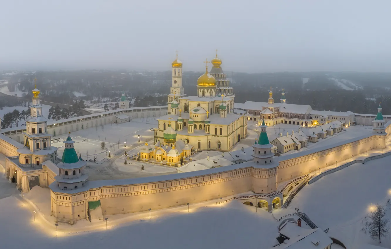 Photo wallpaper Russia, New Jerusalem Monastery, Moscow Region