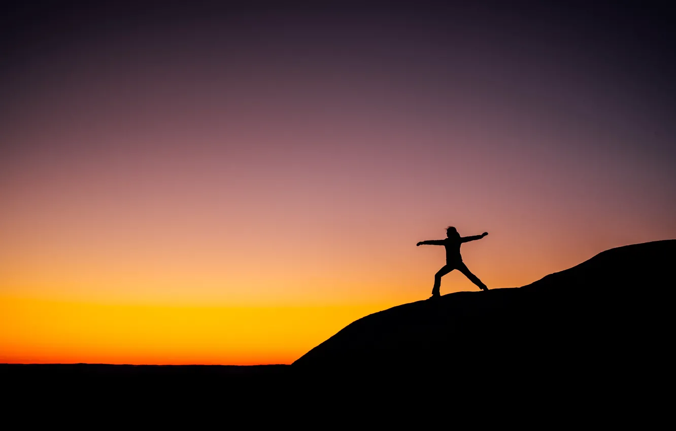 Photo wallpaper yoga, sunlight, Tim Foster, Sport