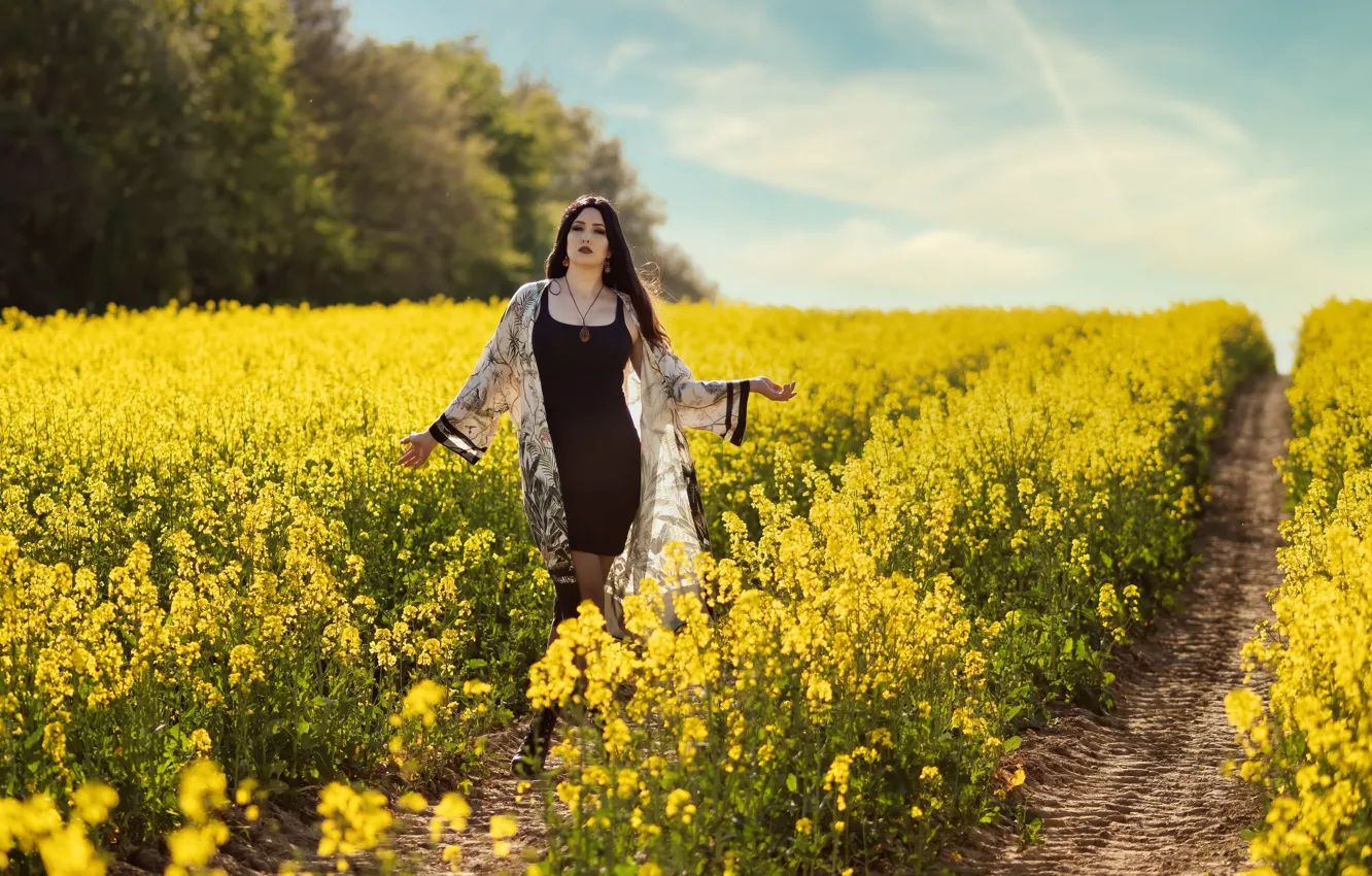 Photo wallpaper girl, rape, Virginia Hinz