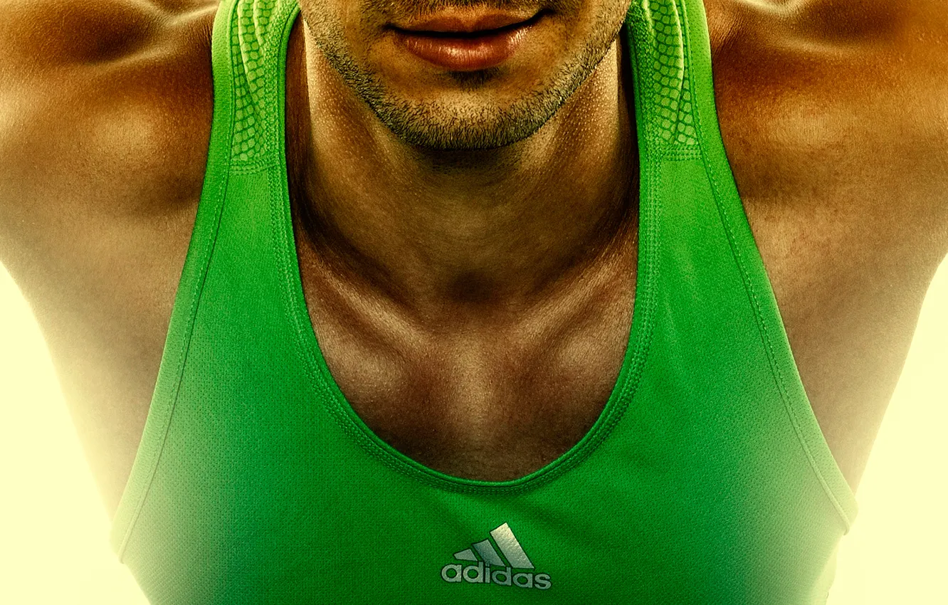 Photo wallpaper Mike, athlete, Adidas, аthlete
