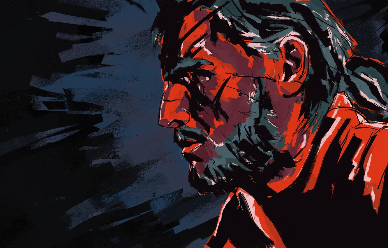 Photo wallpaper metal gear solid, art, Naked Snake, mgs, Big Boss, Metal Gear Solid V: The Phantom …