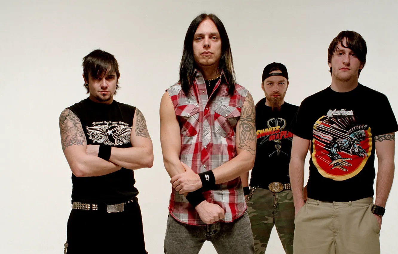 Photo wallpaper group, rock, metal, Michael Padget, Jason James, Michael Thomas, Matthew Tuck, Bullet For My Valentine