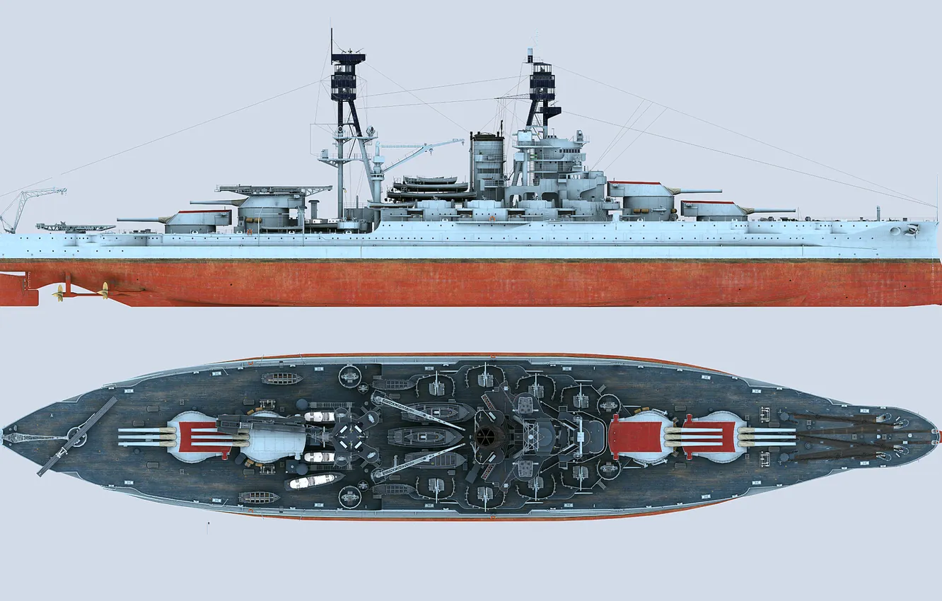 Photo wallpaper battleship, US NAVY, USS Pennsylvania, Super dreadnought