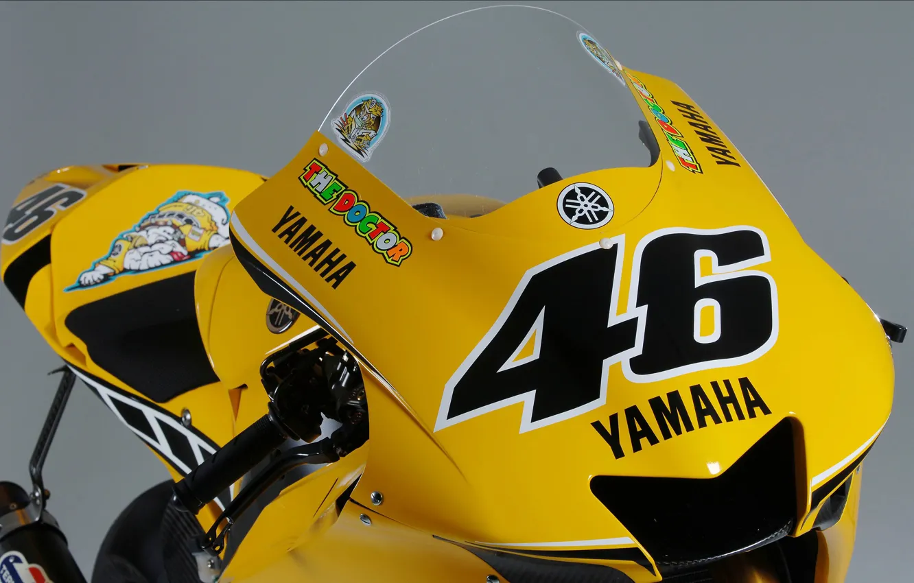Photo wallpaper Yamaha, MotoGP, Yellow