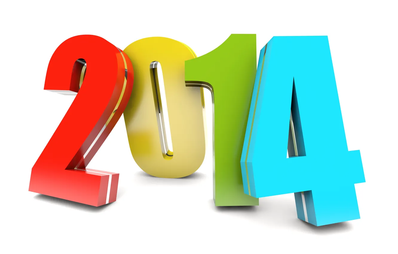 Photo wallpaper color, background, figures, new year, 2014