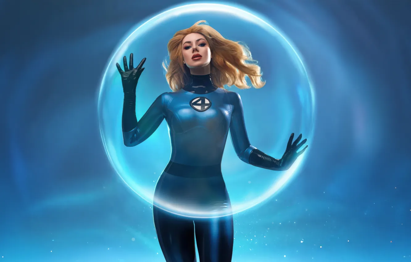 Photo wallpaper Action, woman, fantastic, Invisible, Four