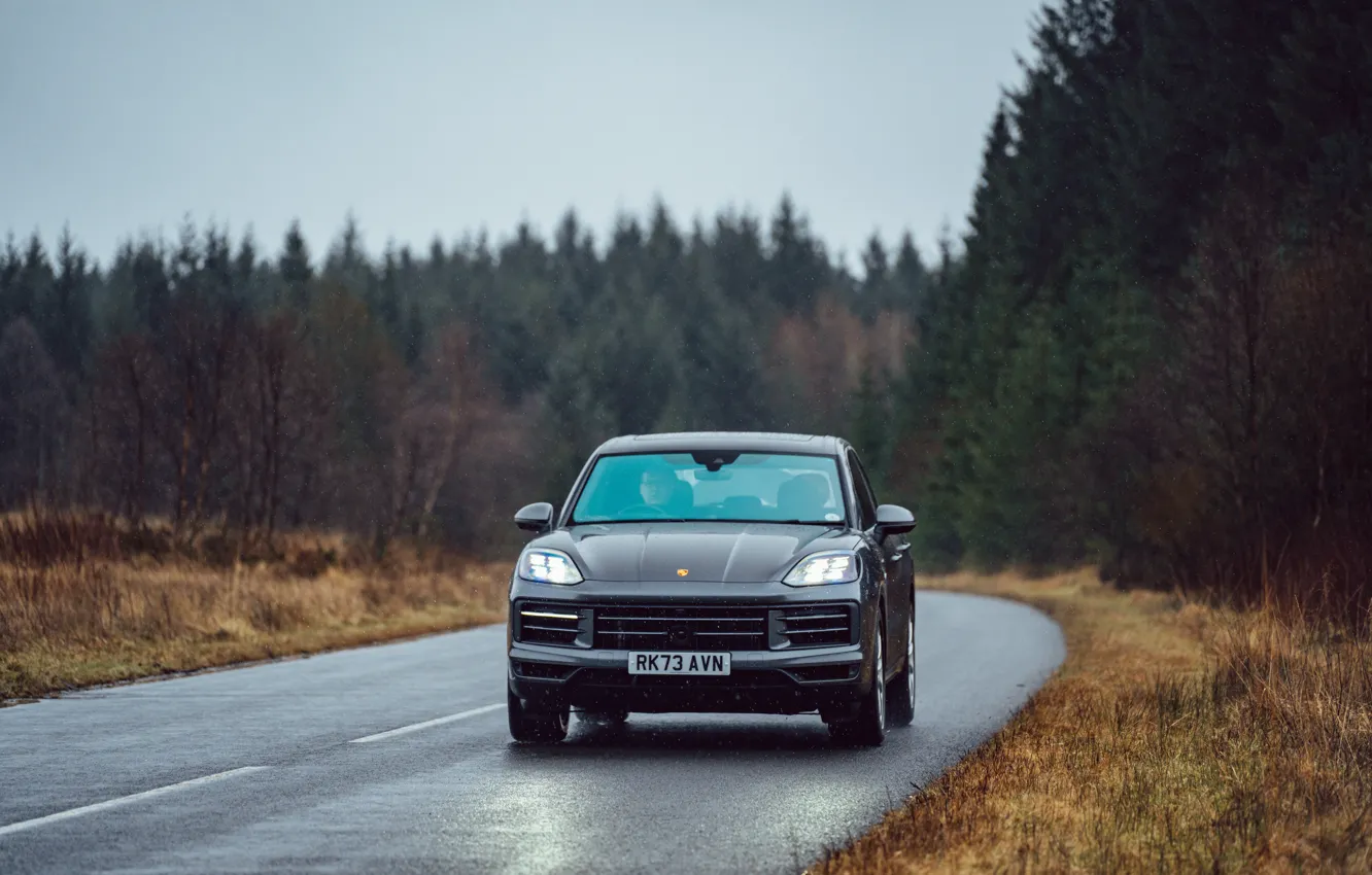 Photo wallpaper Porsche, Cayenne, Porsche Cayenne E-Hybrid