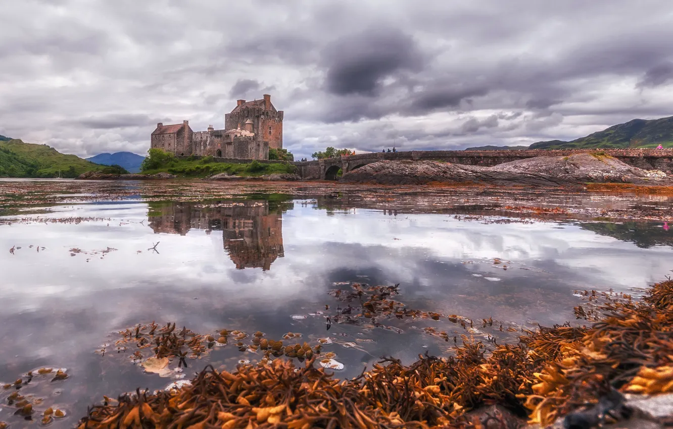 Photo wallpaper bridge, Scotland, The Eilean Donan Castle