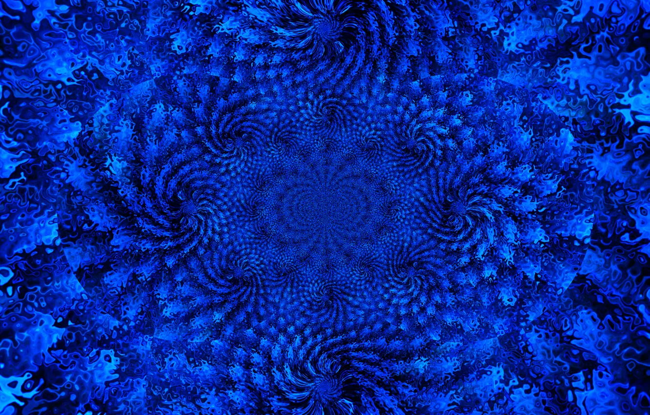 Photo wallpaper ice, water, squirt, abstraction, fantasy, pattern, curls, blue background