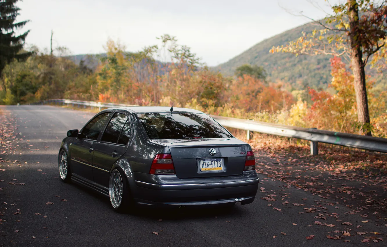 Photo wallpaper Volkswagen, red, Volkswagen, jetta, MK4