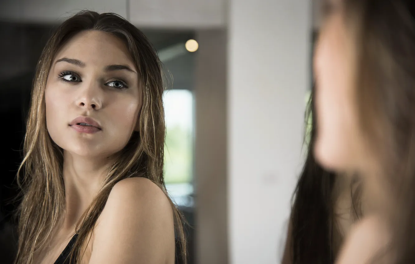 Photo wallpaper look, face, sweetheart, Dumi