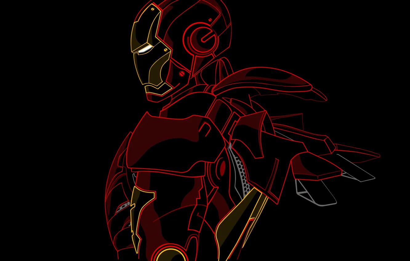 Photo wallpaper armor, Iron Man, Marvel, comic