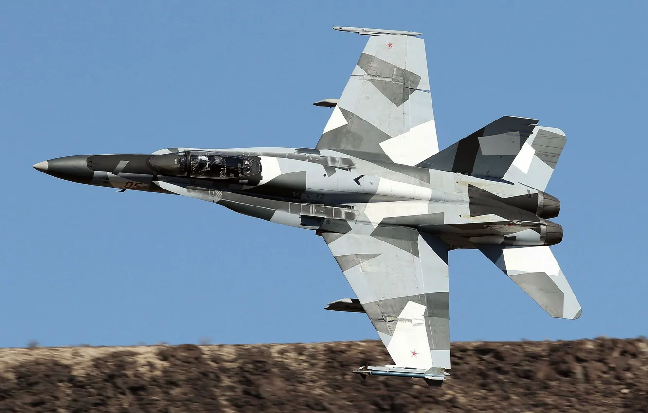 Photo wallpaper Fighter, USAF, Pilot, F/A-18 Hornet, Cockpit, Aggressor Squadron