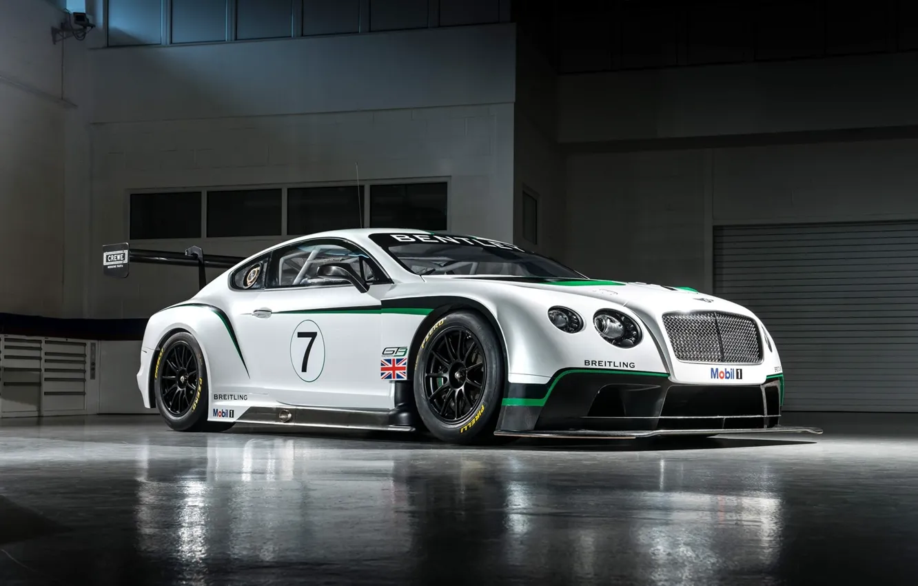 Photo wallpaper Bentley, Continental, GT3, Race Car, 2014