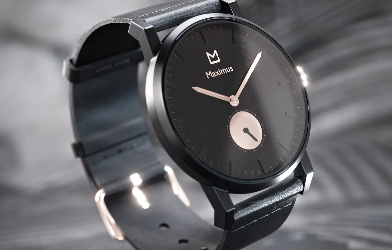 Photo wallpaper watch, render, watch