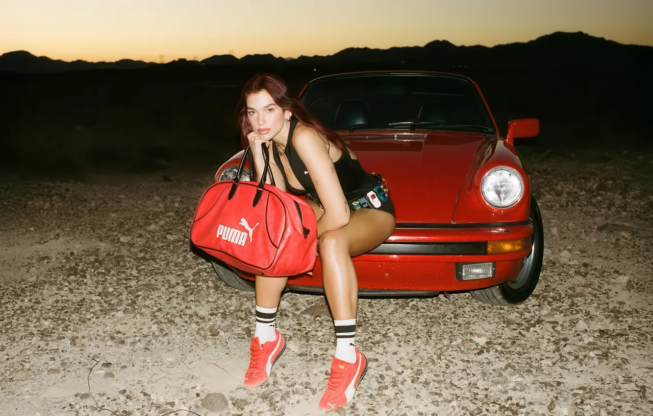 Photo wallpaper Puma, Dua Lipa, speedcat