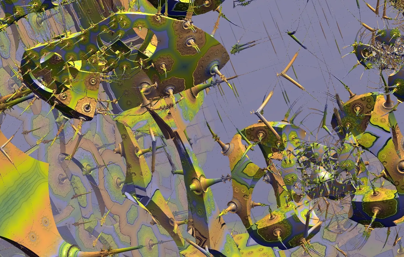 Photo wallpaper abstraction, background, texture, form, Fractal