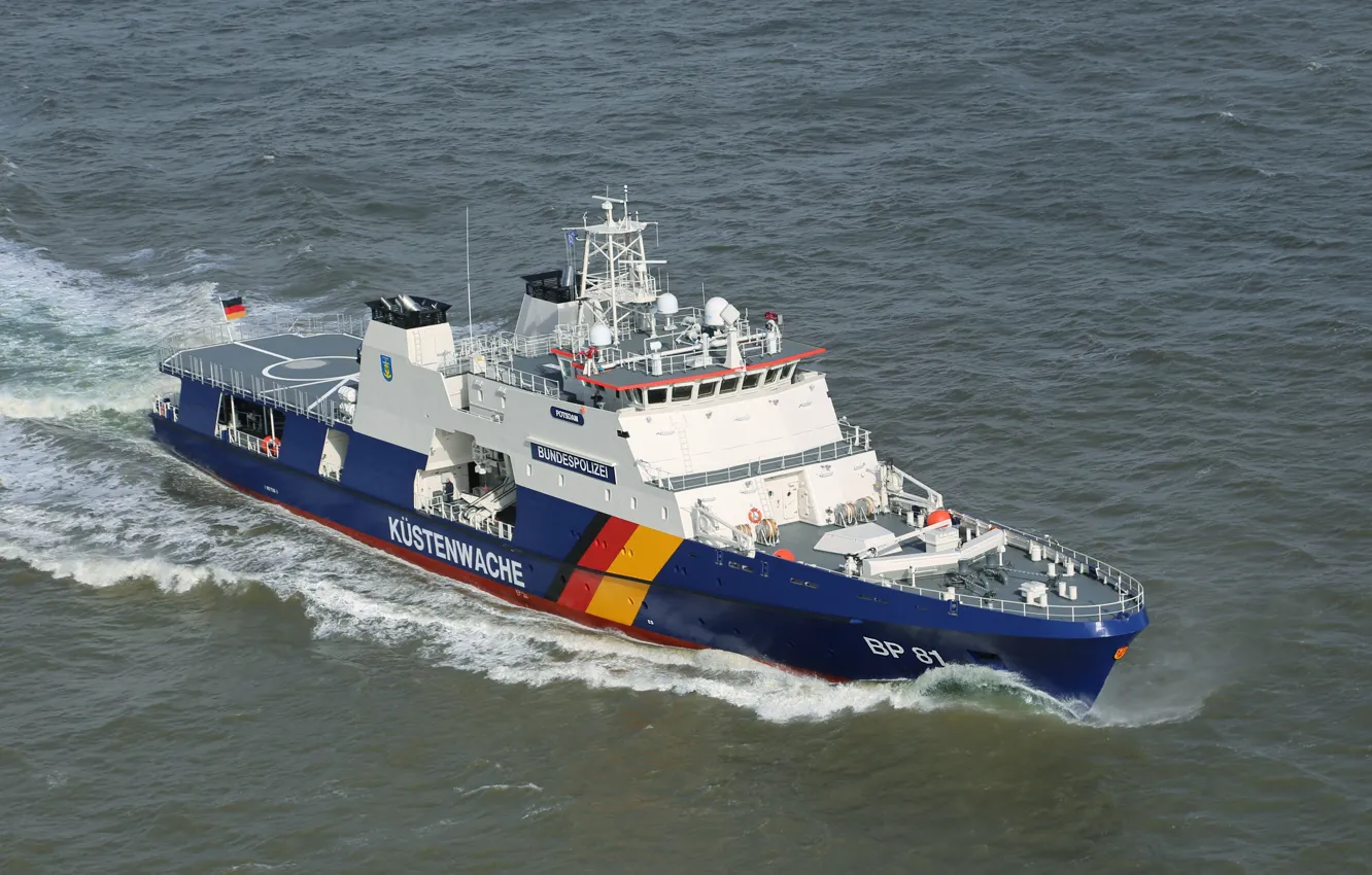 Photo wallpaper the coast guard, Potsdam, patrol ship