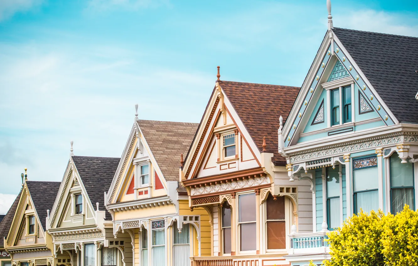 Photo wallpaper building, home, California, San Francisco