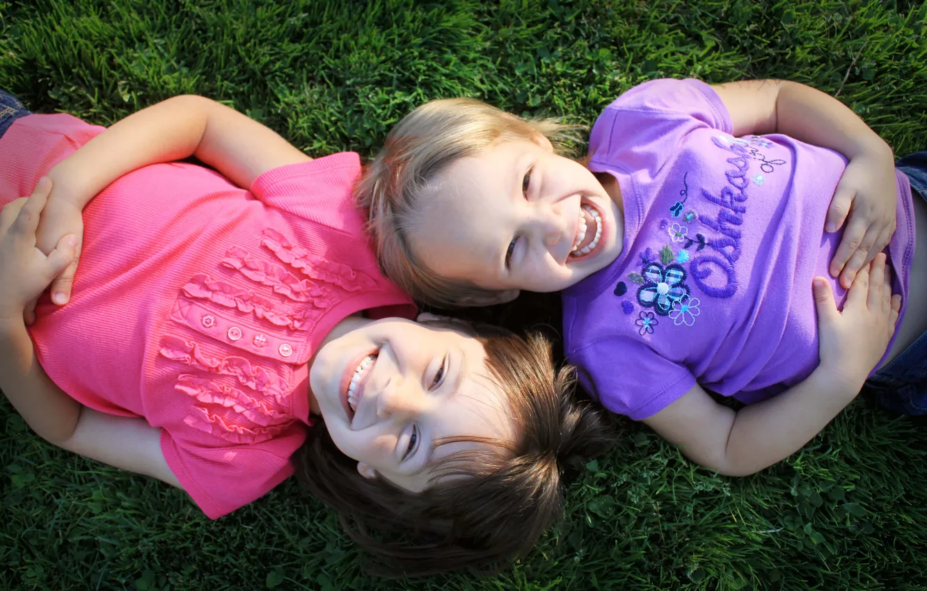 Photo wallpaper joy, children, smile, background, mood, Wallpaper, laughter, positive