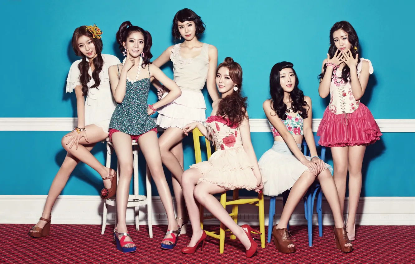Photo wallpaper music, girls, Asian girls, K-Pop, Dal Shabet, South Korea