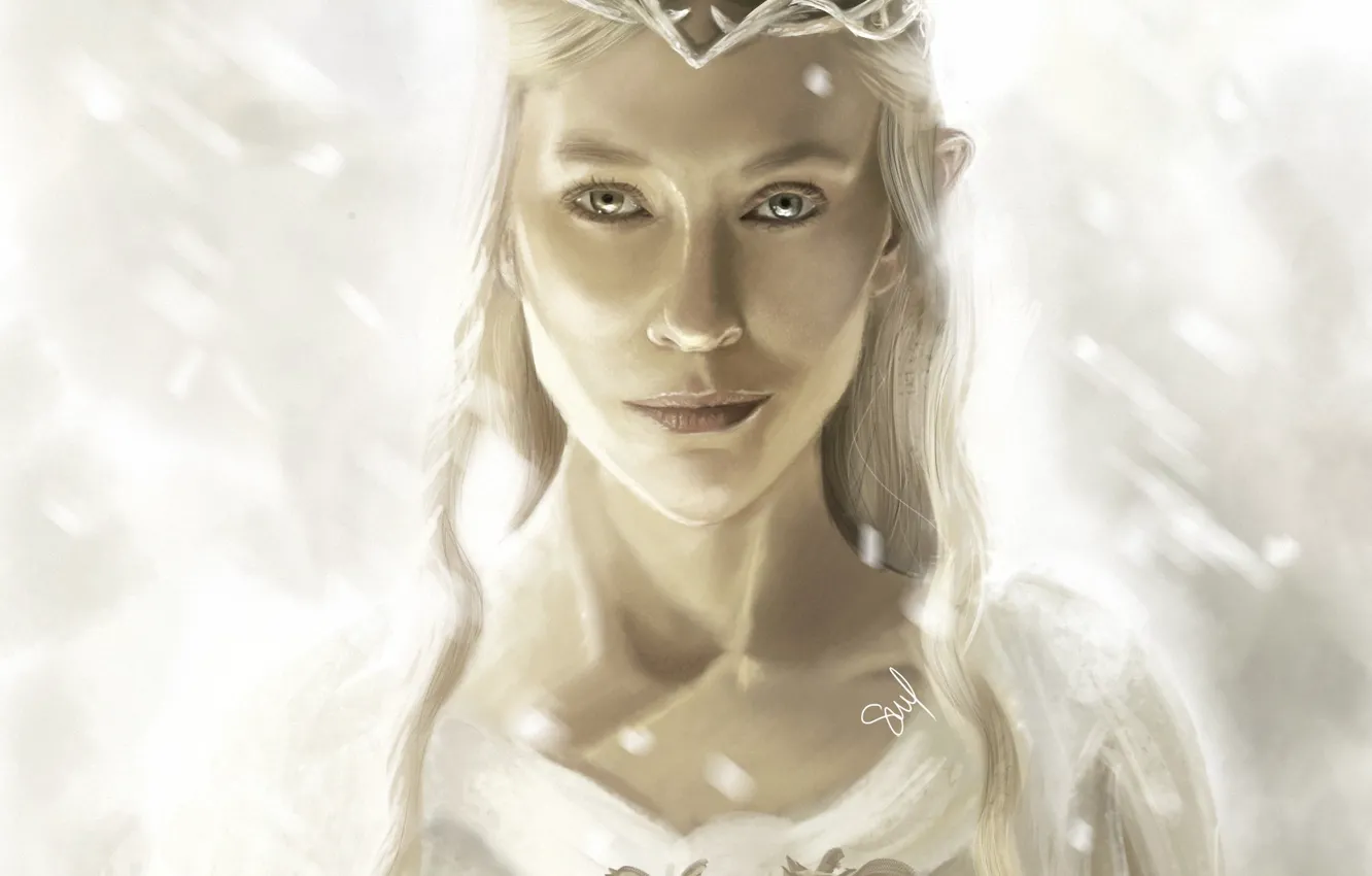 Photo wallpaper girl, the Lord of the rings, art, elf, Diadema, the lord of the rings, Of …