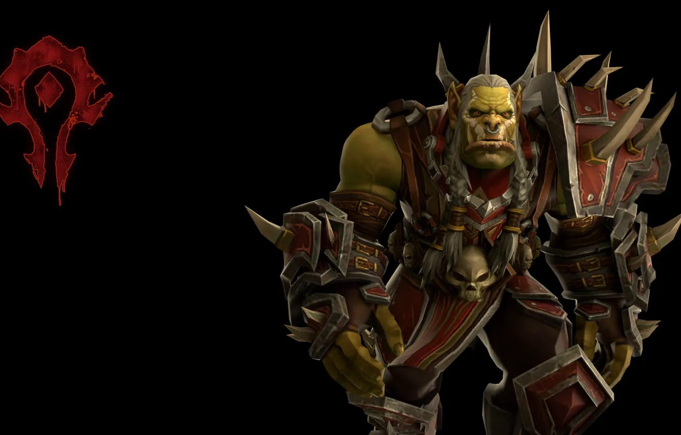 Photo wallpaper Orc, World of WarCraft, orc, Horde, Horde, The battle for Azeroth, Battle for Azeroth, Brews …