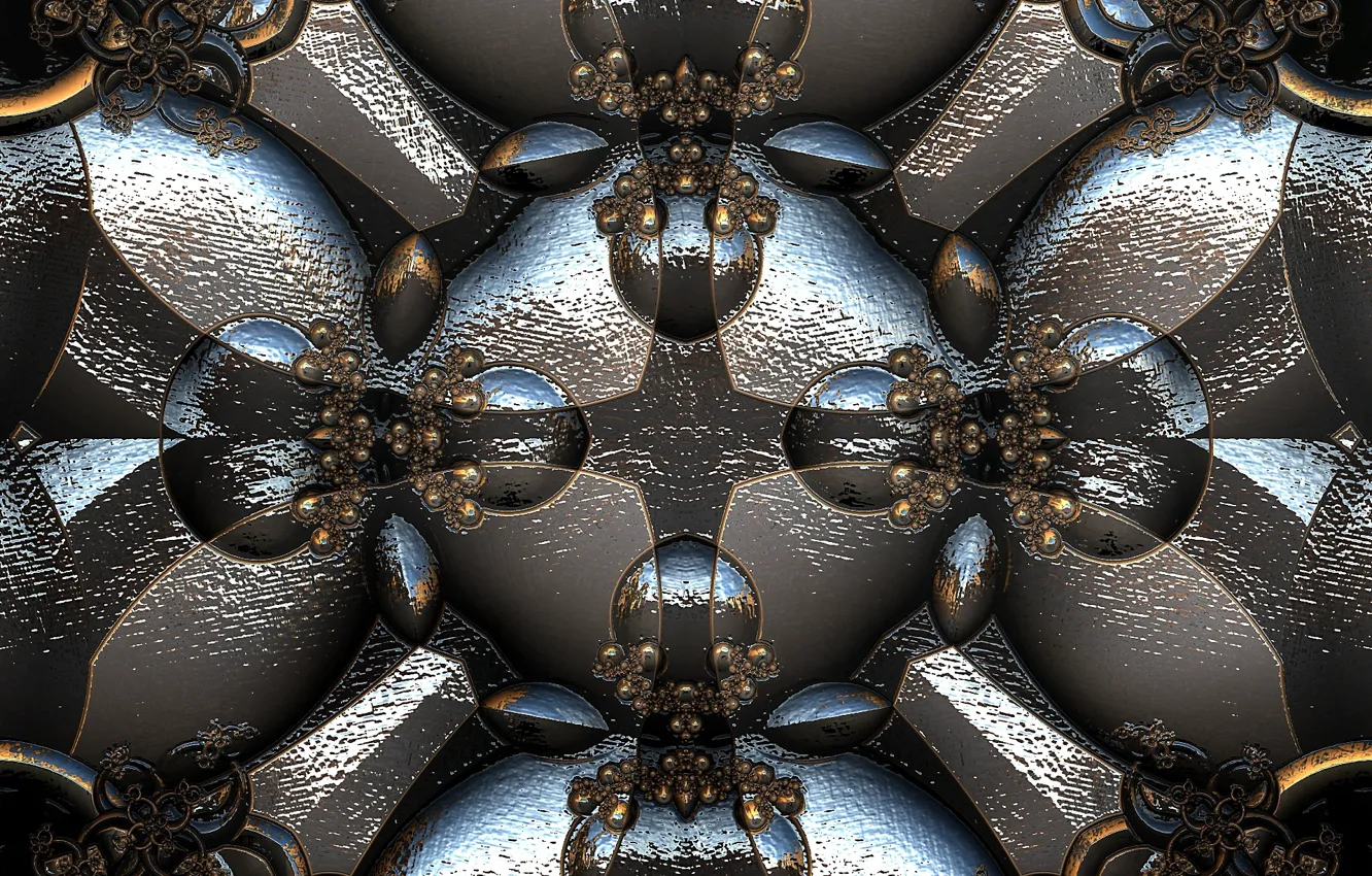 Photo wallpaper abstraction, pattern, fractal, ornament, symmetry, abstract background