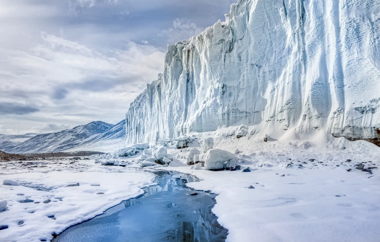 Photo wallpaper cold, nature, Antarctica