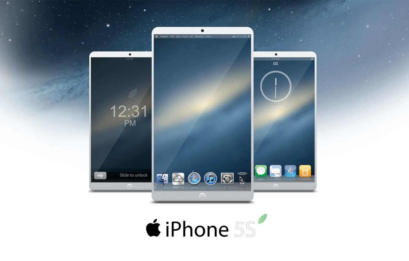 Photo wallpaper apple, mac, brand, iphone 5, iphone 5S