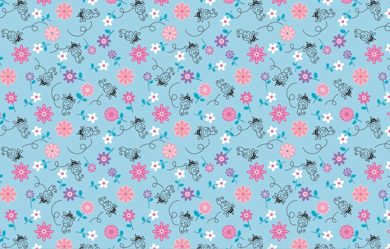 Photo wallpaper humor, texture, funny wasps