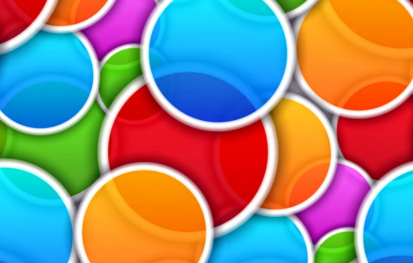 Photo wallpaper circles, abstraction, background, colors, colorful, abstract, background, circle