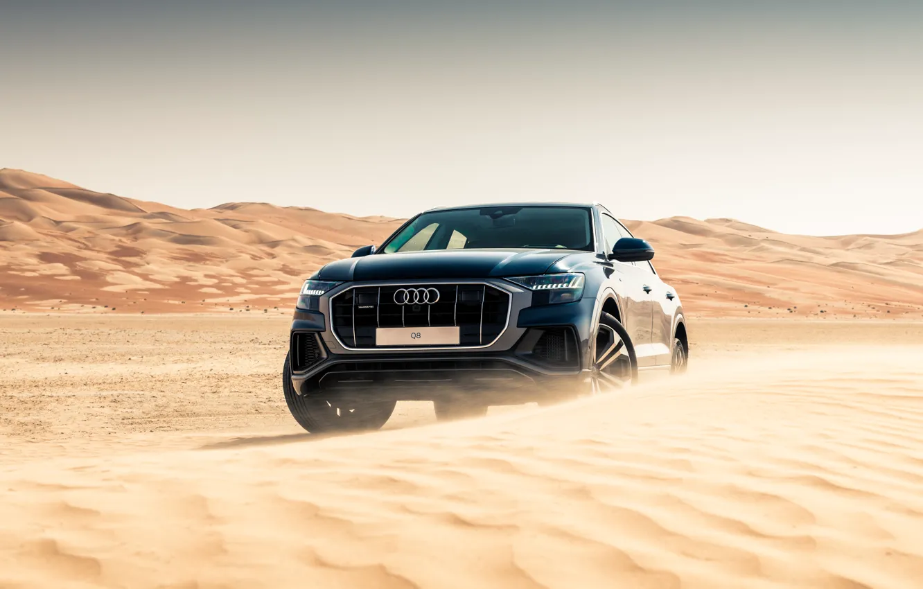 Photo wallpaper Audi, Q8, Audi Q8 55 TFSI quattro S line