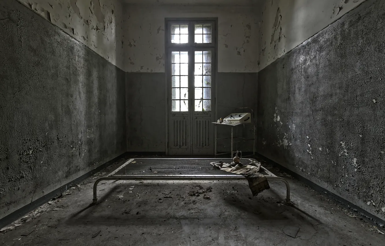 Photo wallpaper window, room, Electroshock, electroshock room, Haunted