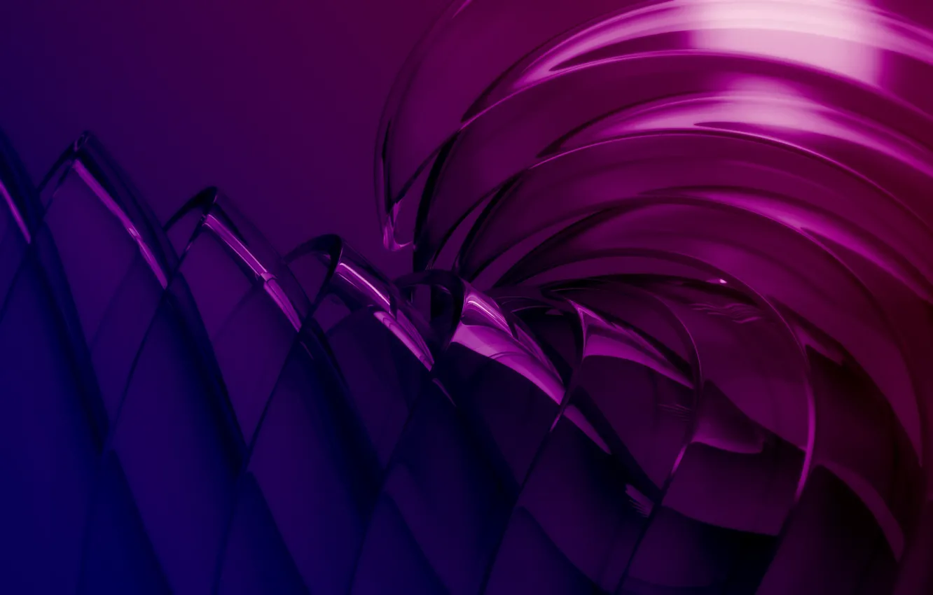 Photo wallpaper form, pink, 3D graphics