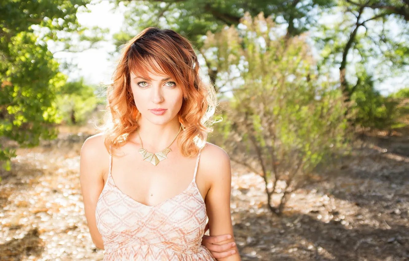 Photo wallpaper look, girl, harmony