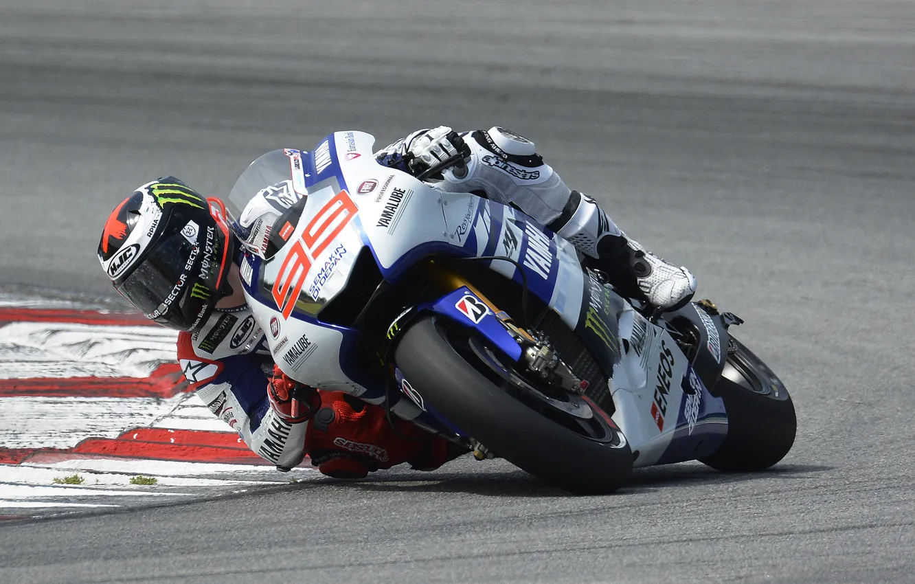 Photo wallpaper Yamaha, MotoGP, Jorge Lorenzo