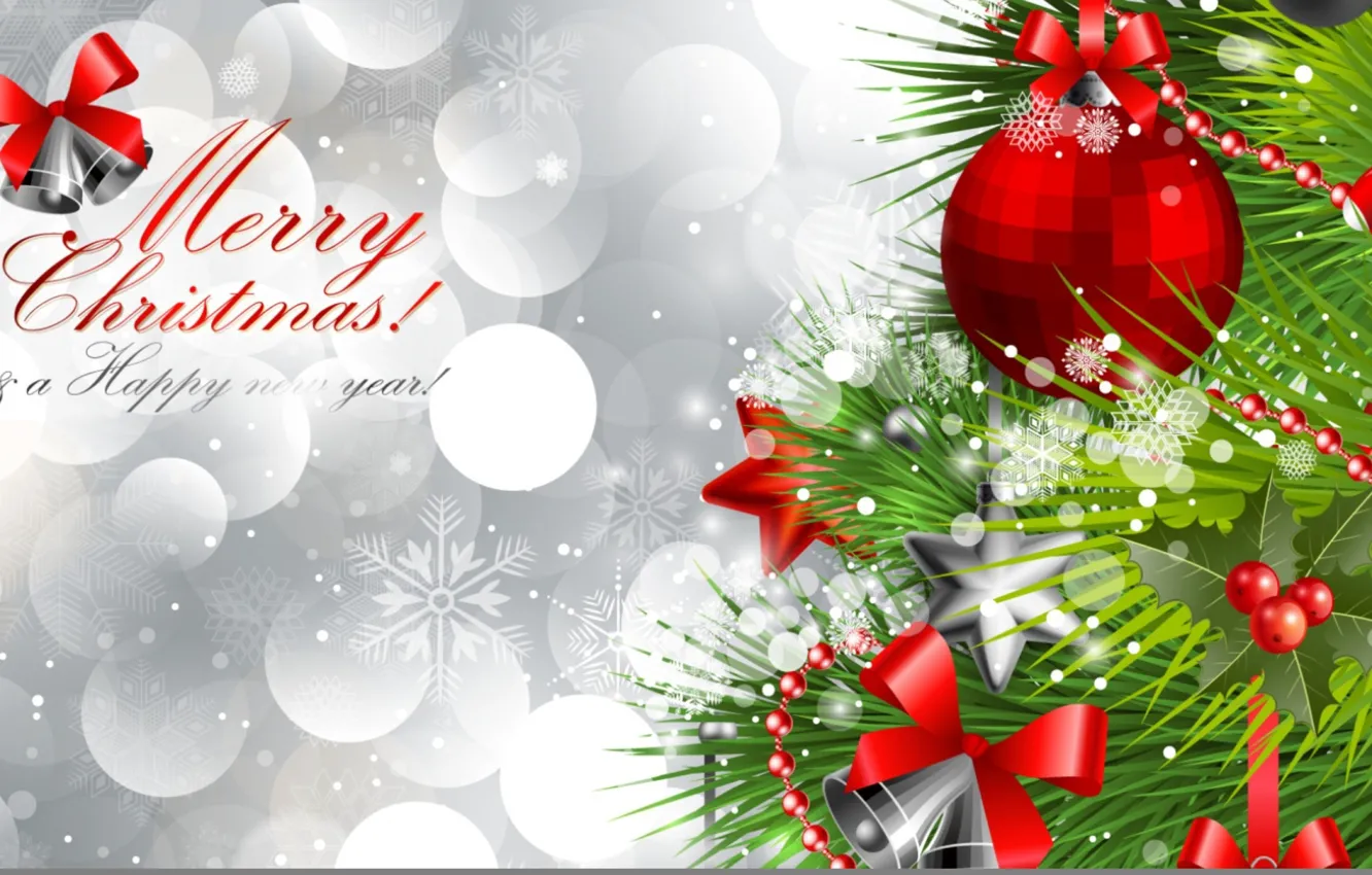 Photo wallpaper wallpaper, holidays, happy new year, merry christmas