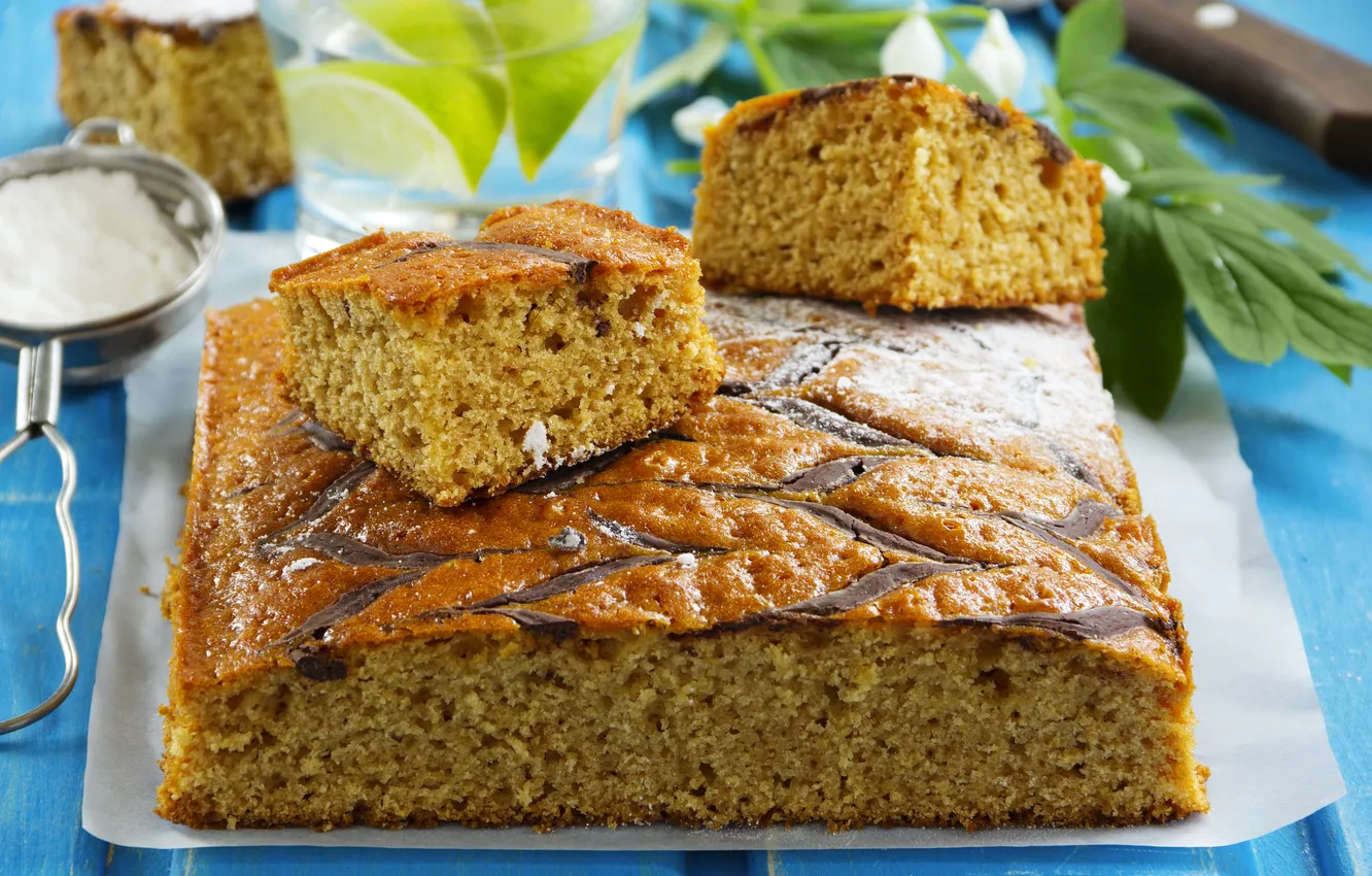 Photo wallpaper sweets, cakes, honey cake